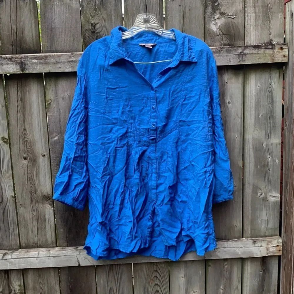 White Stag blue button down shirt sz. 20